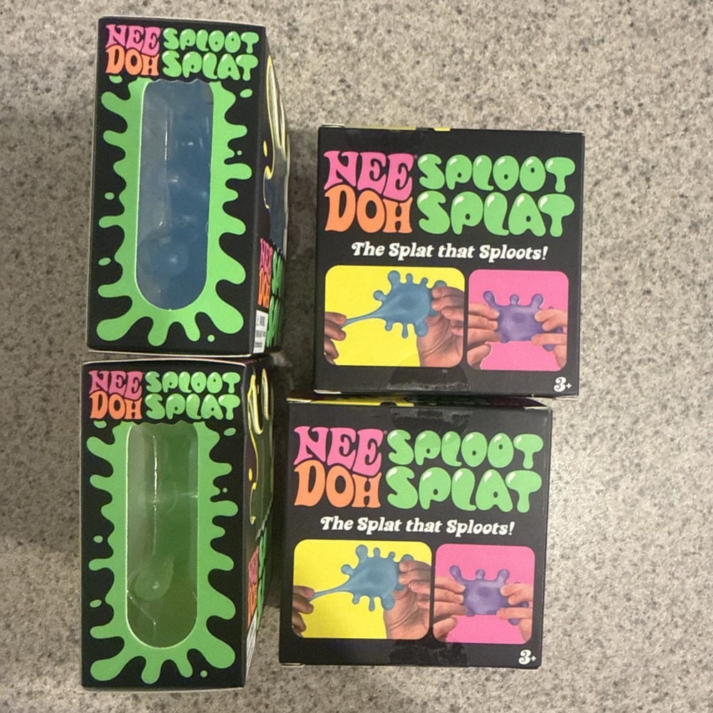 NeeDoh Split Splat 4 Pack - Picture 2 of 3